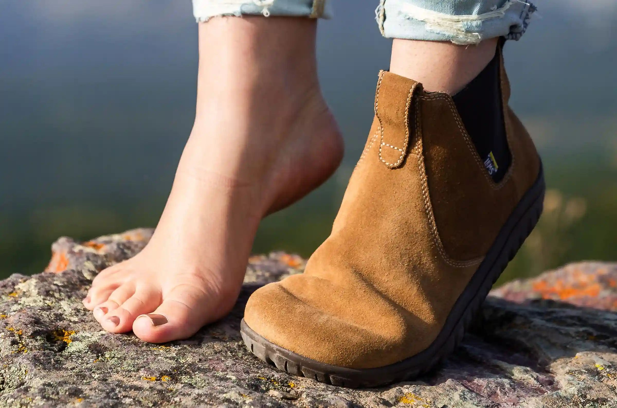 Women's Chelsea Suede Barefoot Boot Secondary image